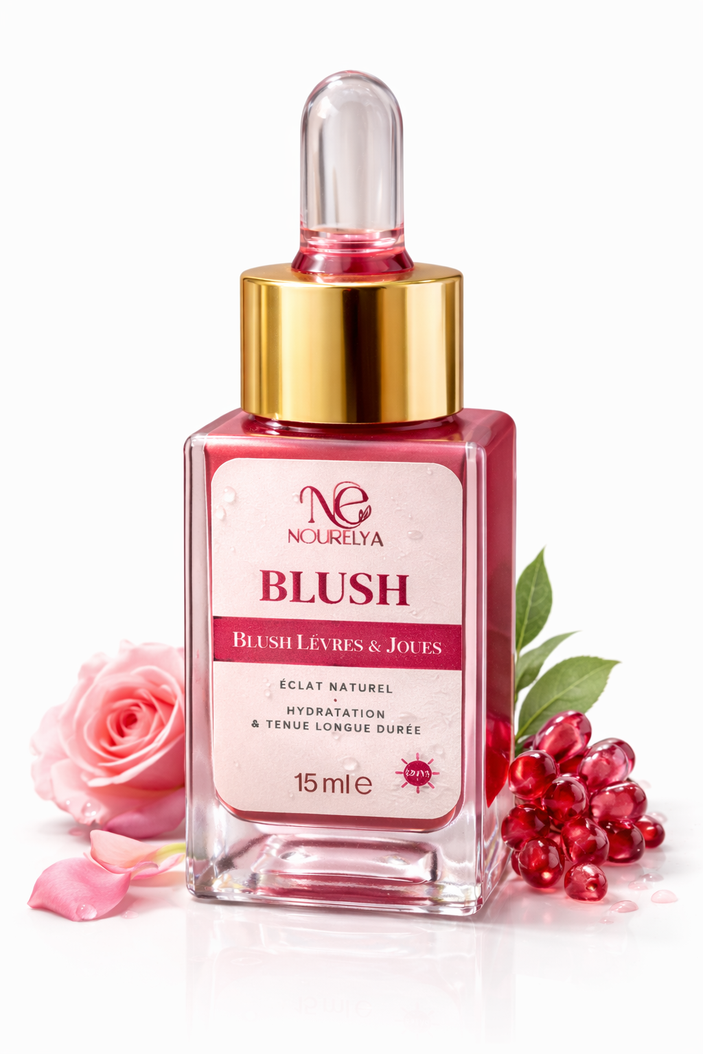 Blush Liquide Nourelia – Éclat Naturel