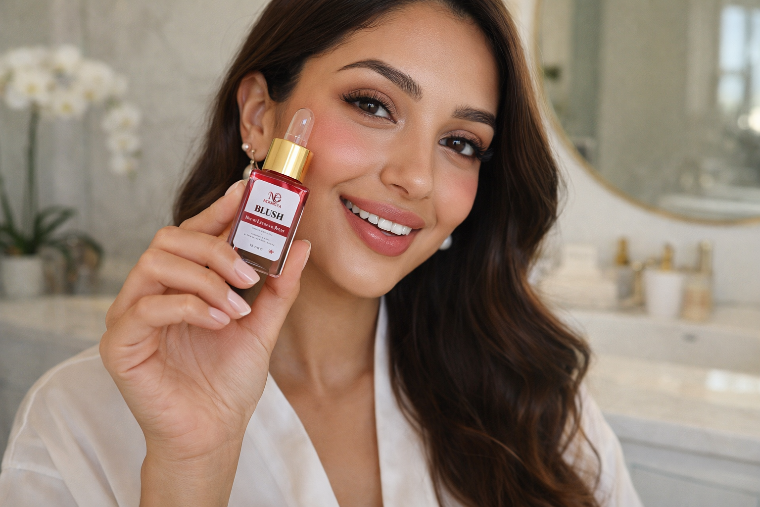 Blush Liquide Nourelia – Éclat Naturel – Image 5