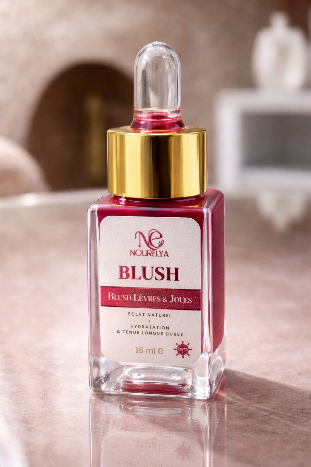 Blush Liquide Nourelia – Éclat Naturel – Image 4